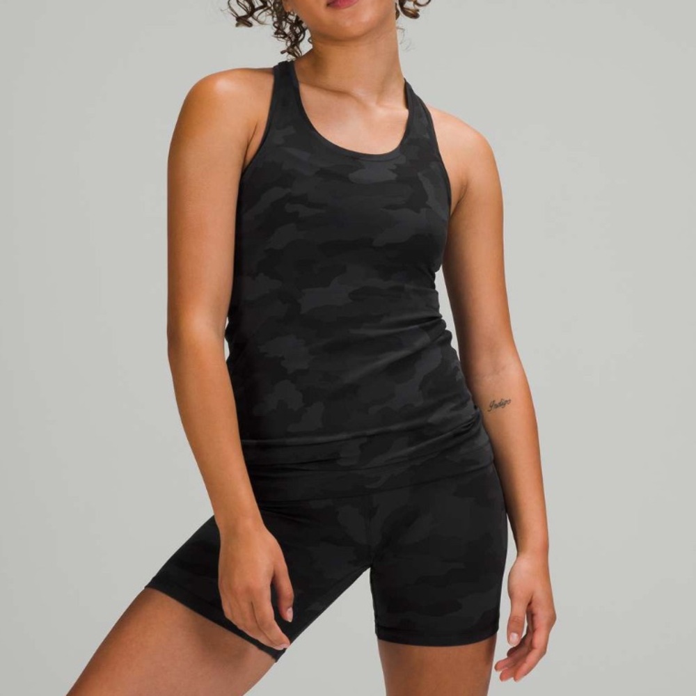 Lululemon Cool Racerback - Black Camo